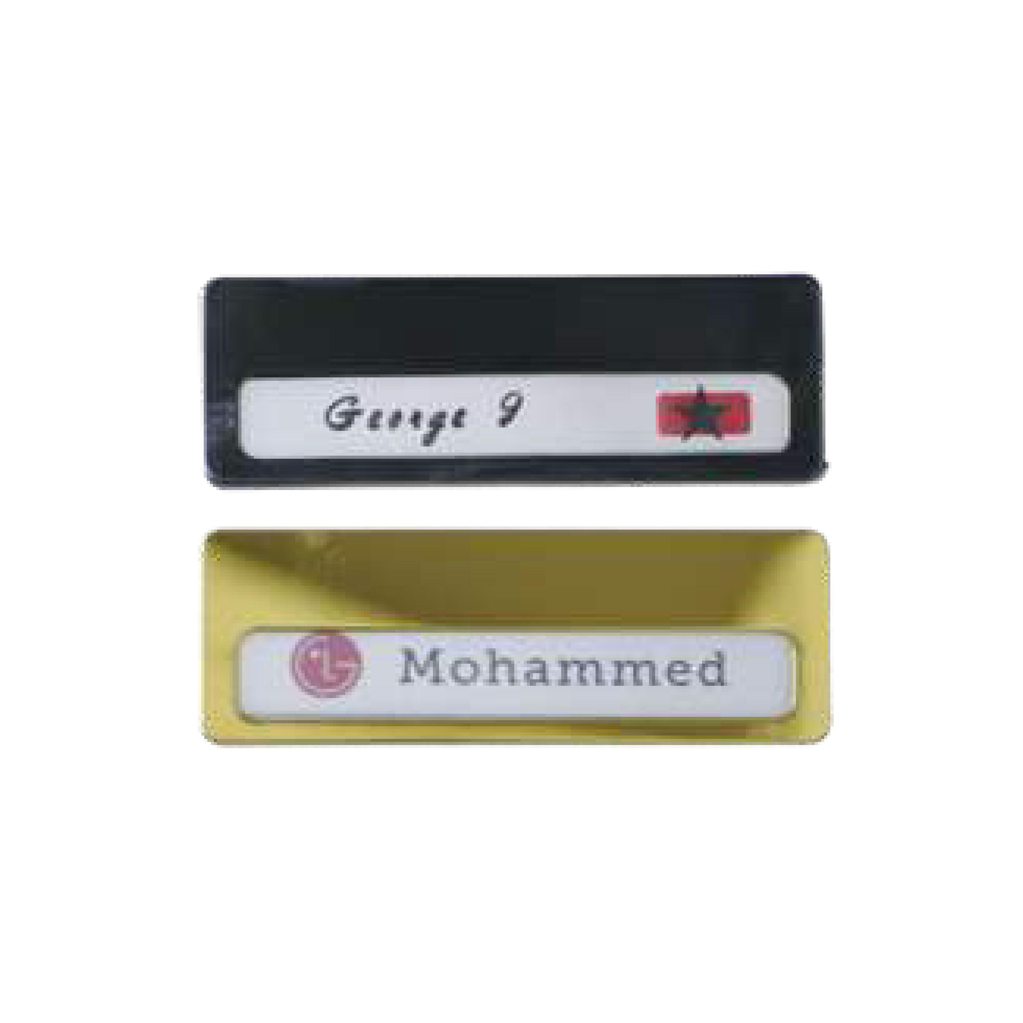 Badges with Pin Size - 7*2.5cm With Logo